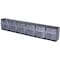 Deflecto Interlocking Tilt Bin Sys., 6 Bins, 23-5/8"x3-5/8"x4-1/2", BK DEF20604OP - alternate 6